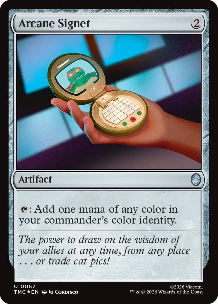 Arcane Signet (Surge Foil) (Teenage Mutant Ninja Turtles) (57)
