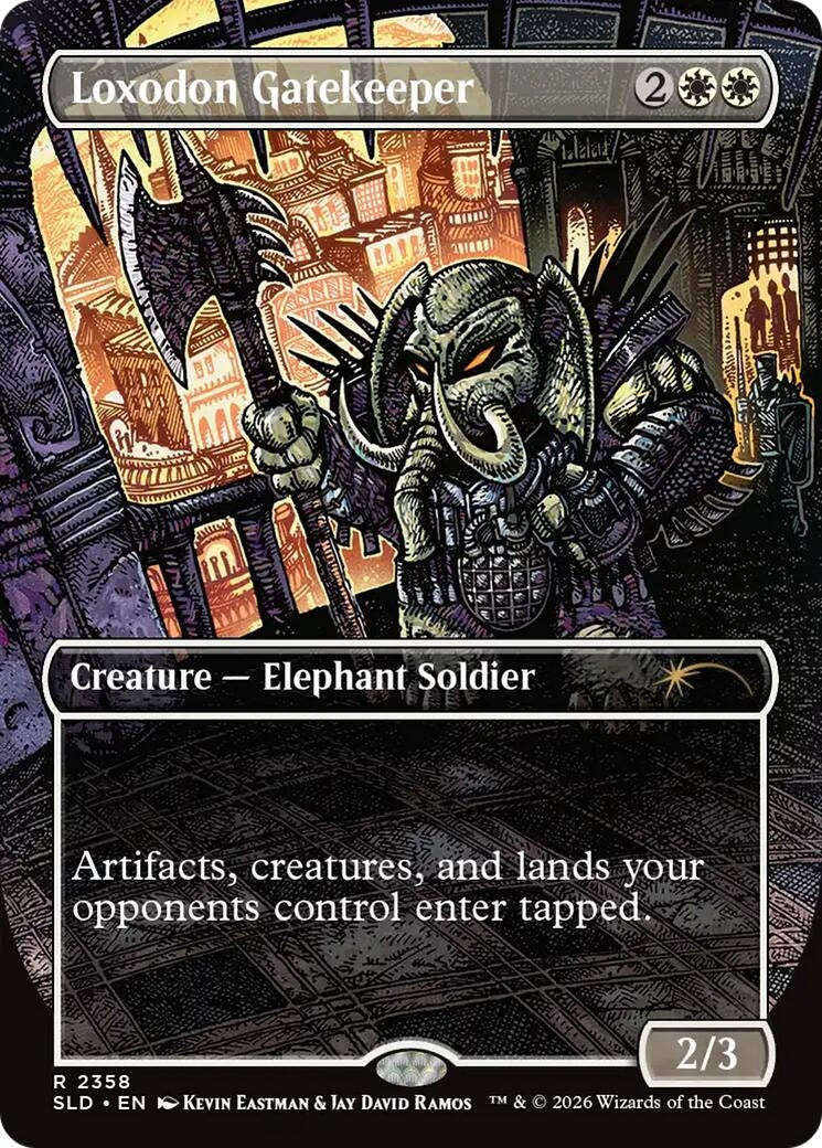 Image for Loxodon Gatekeeper (2358) (Secret Lair Drop Series) (2358) (SLD) - Magic: The Gathering
