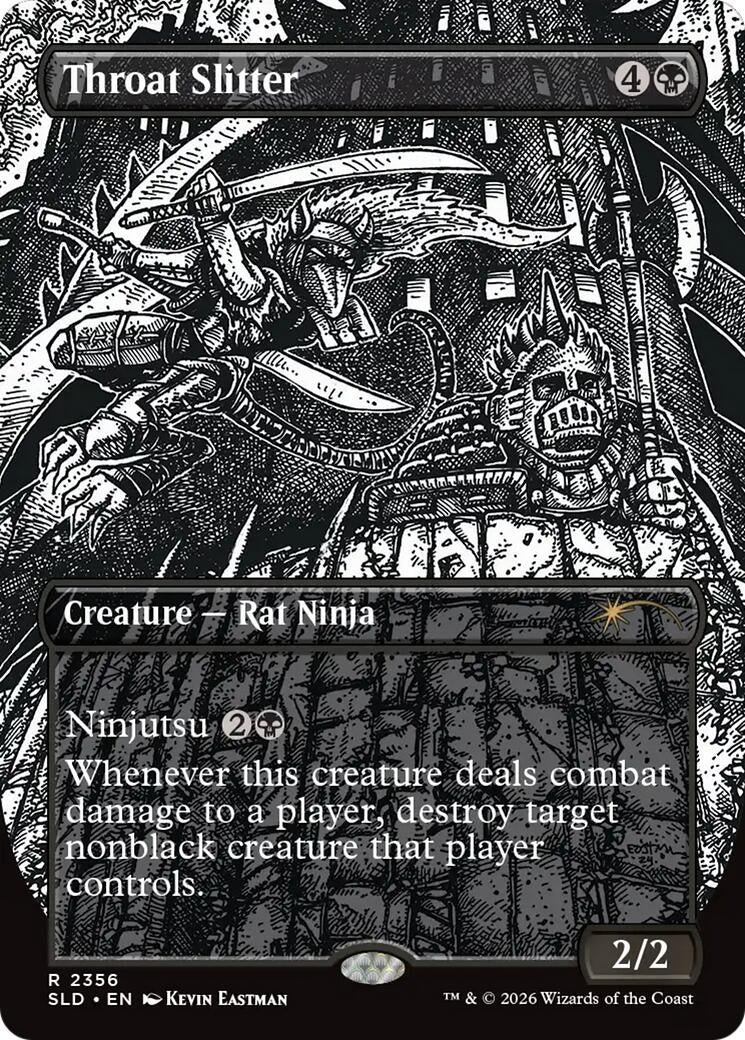 Image for Throat Slitter (2356) (Secret Lair Drop Series) (2356) (SLD) - Magic: The Gathering