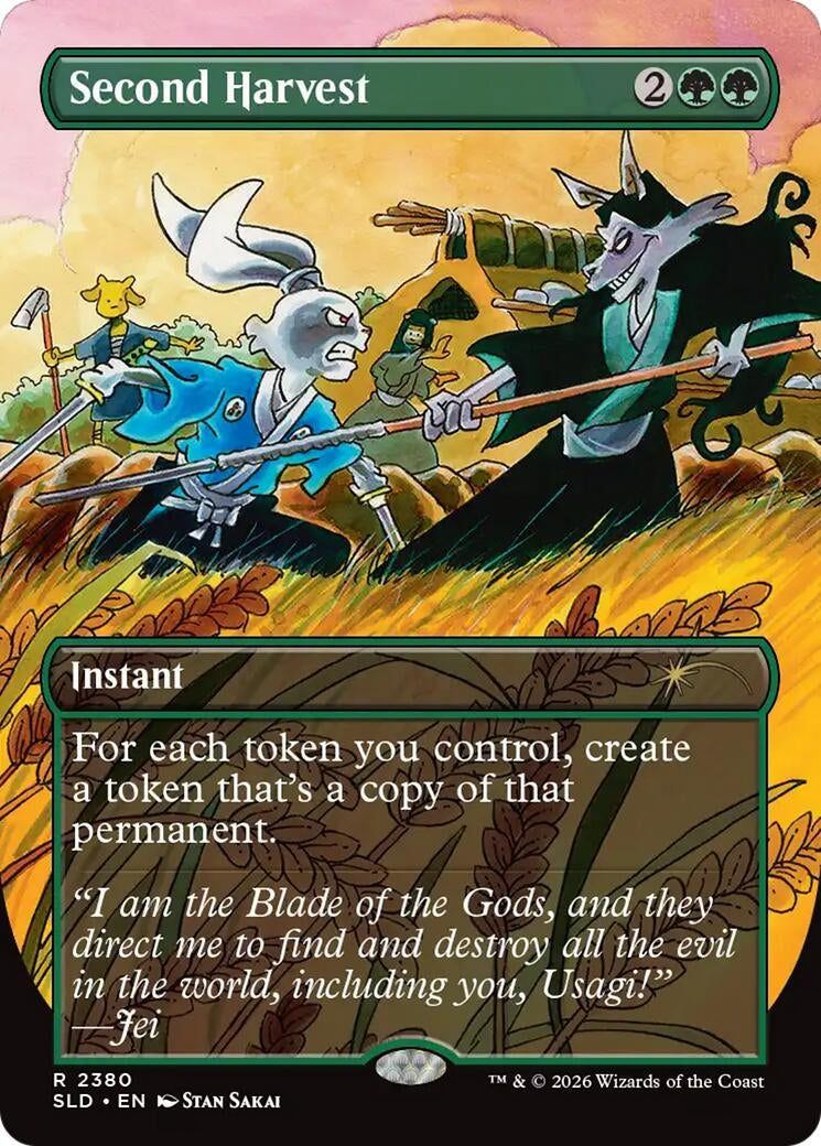Image for Second Harvest (2380) (Secret Lair Drop Series) (2380) (SLD) - Magic: The Gathering