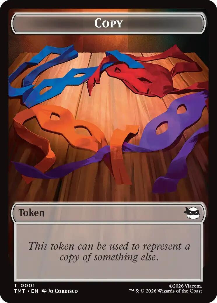 Image for Copy // Mutagen Double-Sided Token (Teenage Mutant Ninja Turtles) (1 // 9) - Magic: The Gathering