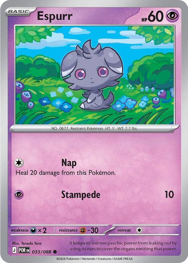 Espurr (ME03: Perfect Order) (033/088)