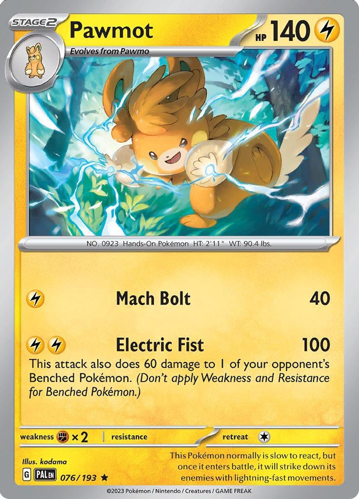 Image for Pawmot (Deck Exclusives) (076/193) - Pokemon