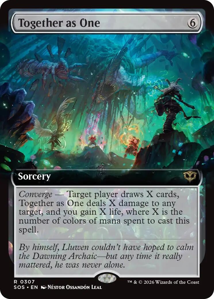 Image for Together as One (Extended Art) (Secrets of Strixhaven) (307) - Magic: The Gathering