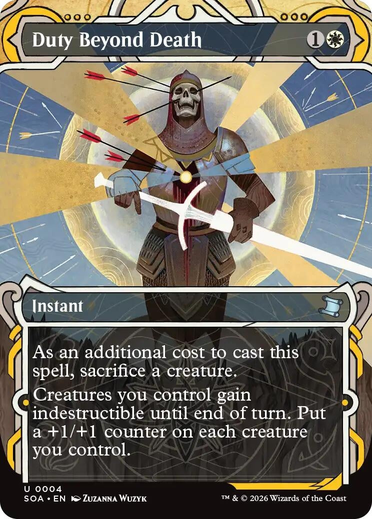 Image for Duty Beyond Death (Secrets of Strixhaven: Mystical Archive) (4) - Magic: The Gathering