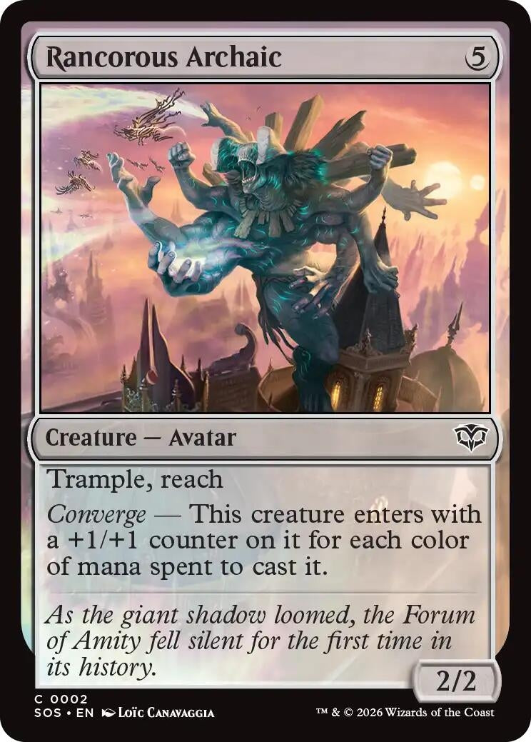 Image for Rancorous Archaic (Secrets of Strixhaven) (2) - Magic: The Gathering