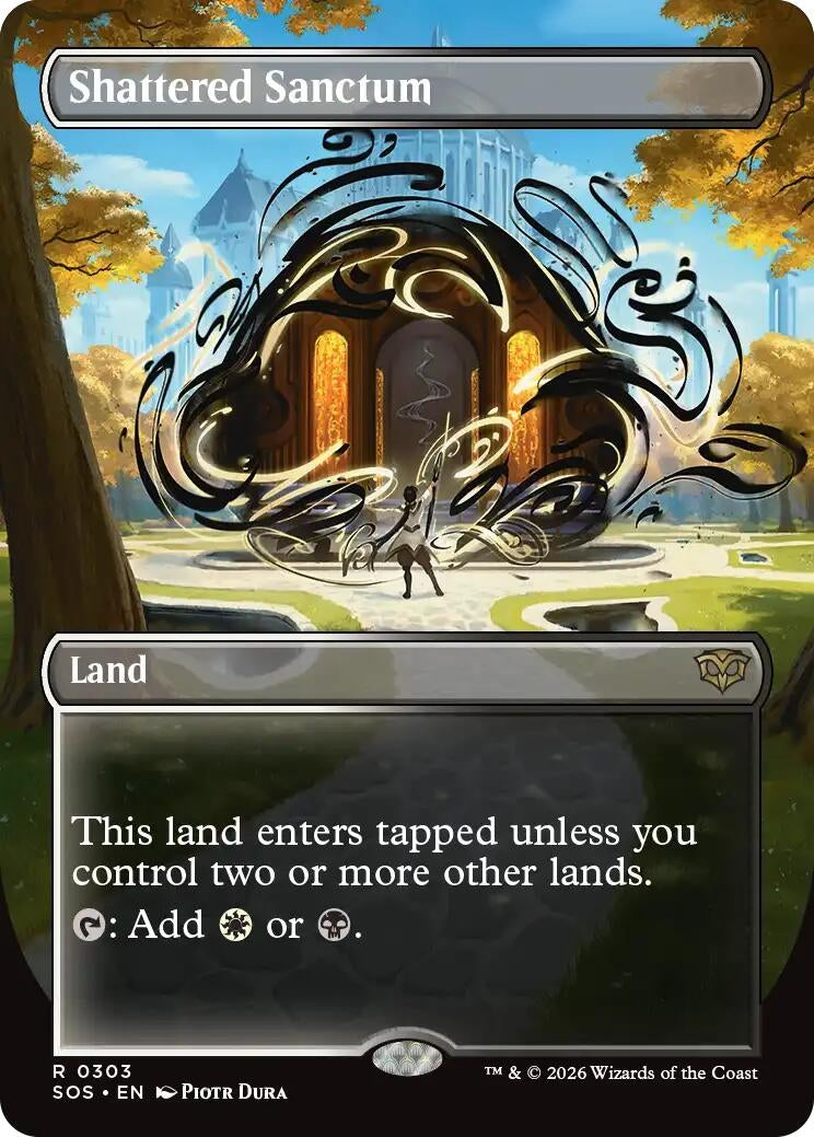Image for Shattered Sanctum (Borderless) (Secrets of Strixhaven) (303) - Magic: The Gathering
