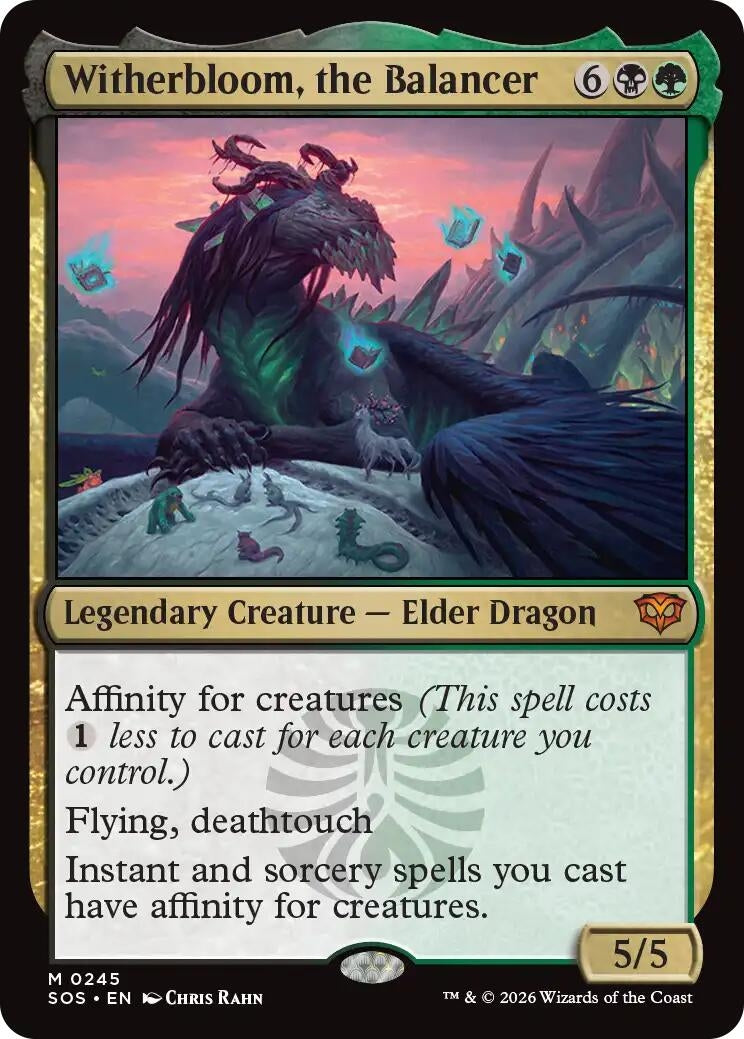 Image for Witherbloom, the Balancer (Secrets of Strixhaven) (245) - Magic: The Gathering