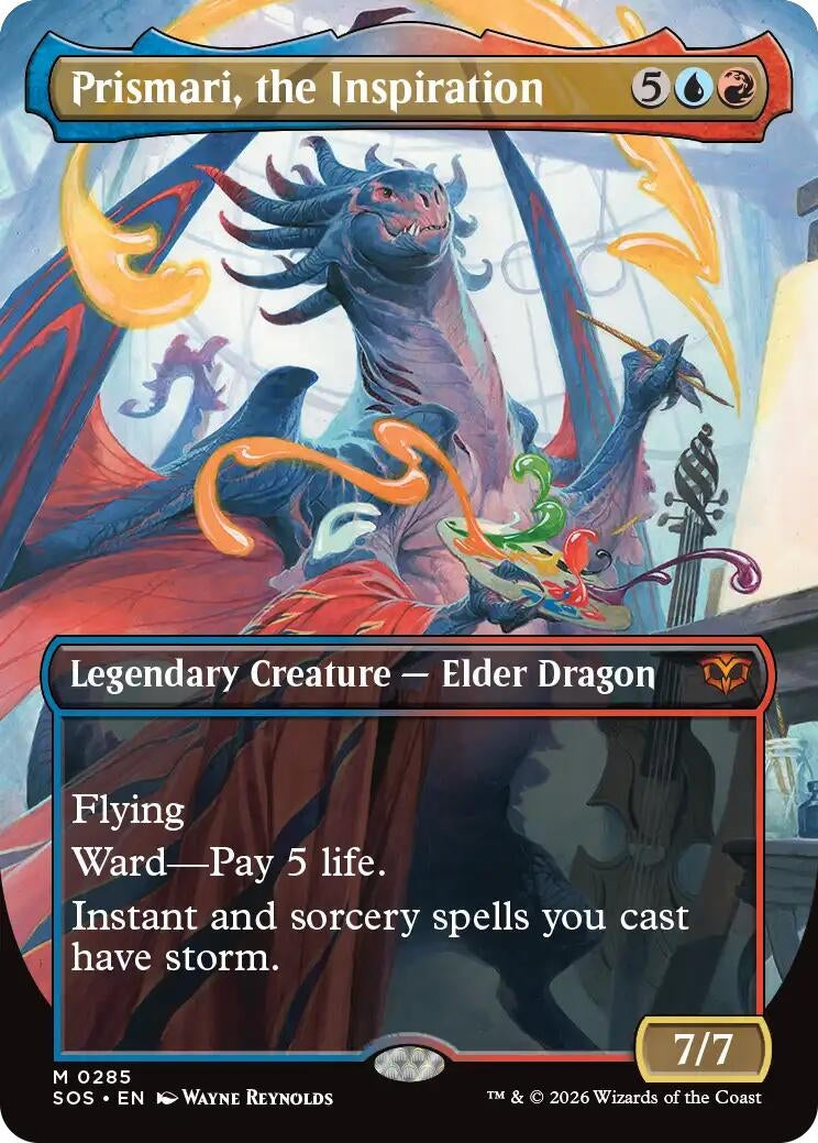 Image for Prismari, the Inspiration (Borderless) (Secrets of Strixhaven) (285) - Magic: The Gathering