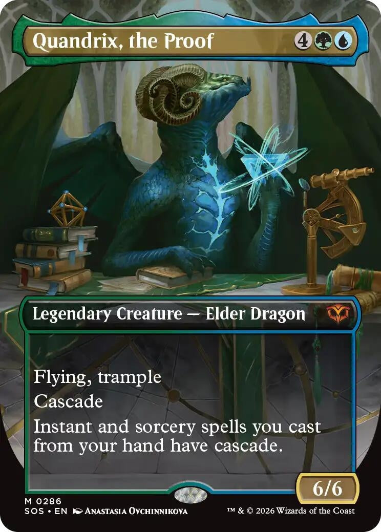 Image for Quandrix, the Proof (Borderless) (Secrets of Strixhaven) (286) - Magic: The Gathering