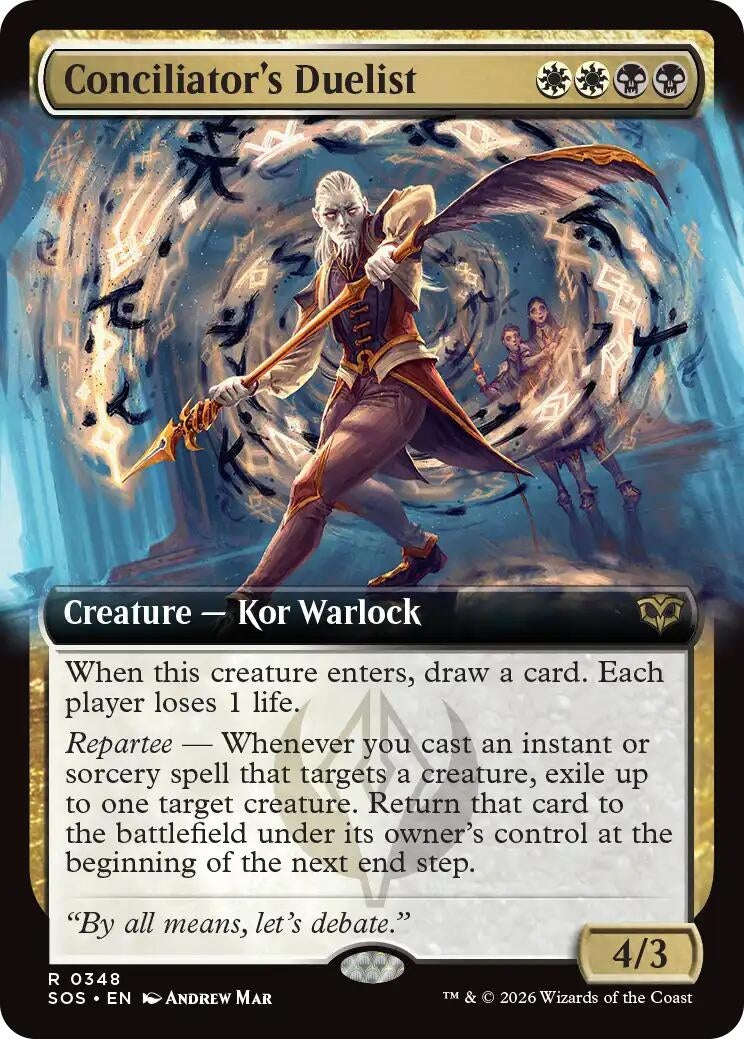 Image for Conciliator's Duelist (Extended Art) (Secrets of Strixhaven) (348) - Magic: The Gathering