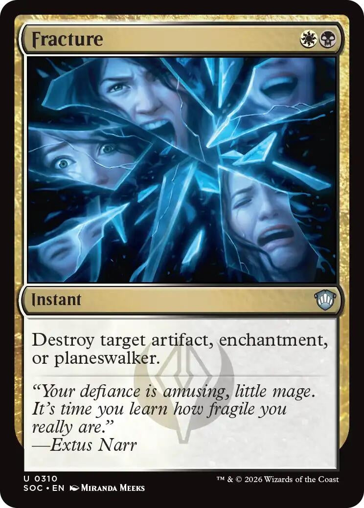 Image for Fracture (Secrets of Strixhaven) (310) - Magic: The Gathering