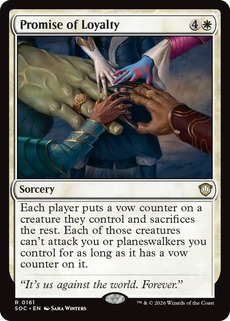 Image for Promise of Loyalty (Secrets of Strixhaven) (161) - Magic: The Gathering