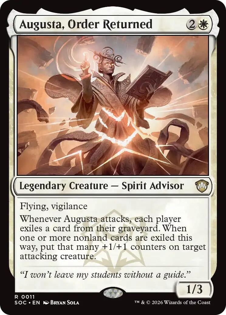 Image for Augusta, Order Returned (Secrets of Strixhaven) (11) - Magic: The Gathering