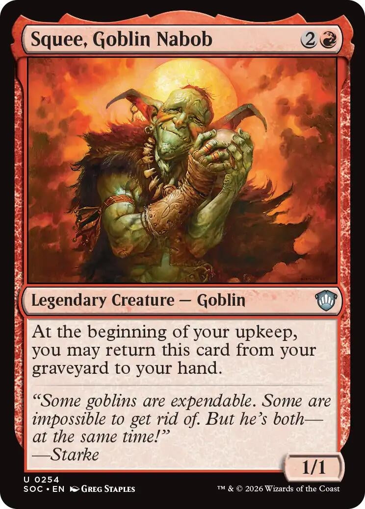 Image for Squee, Goblin Nabob (Secrets of Strixhaven) (254) - Magic: The Gathering