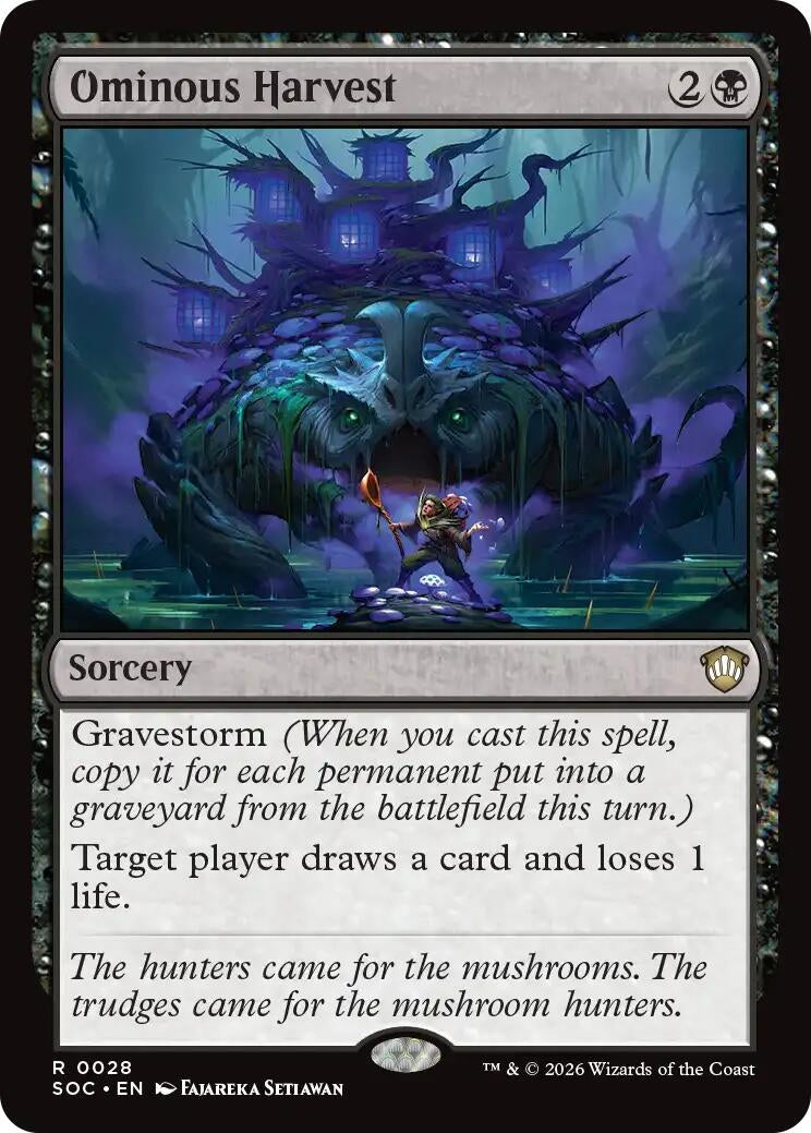 Image for Ominous Harvest (Secrets of Strixhaven) (28) - Magic: The Gathering