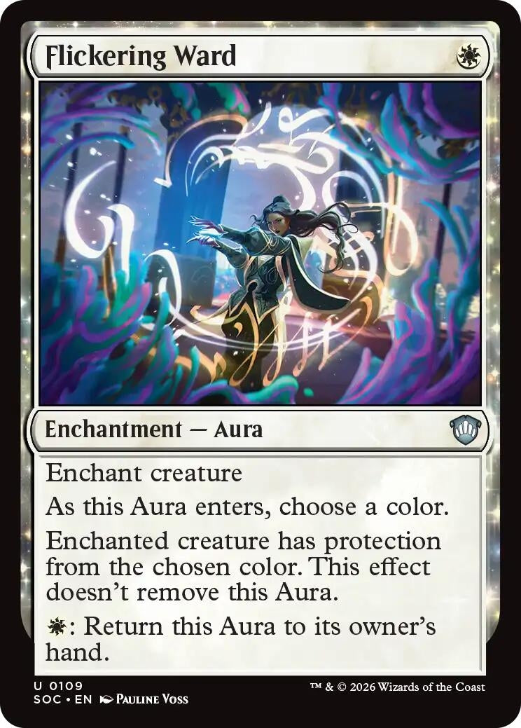Image for Flickering Ward (Secrets of Strixhaven) (109) - Magic: The Gathering