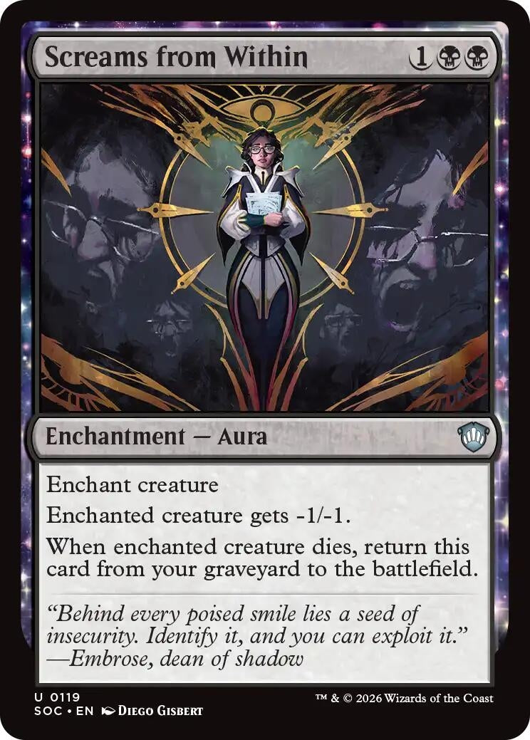 Image for Screams from Within (Secrets of Strixhaven) (119) - Magic: The Gathering