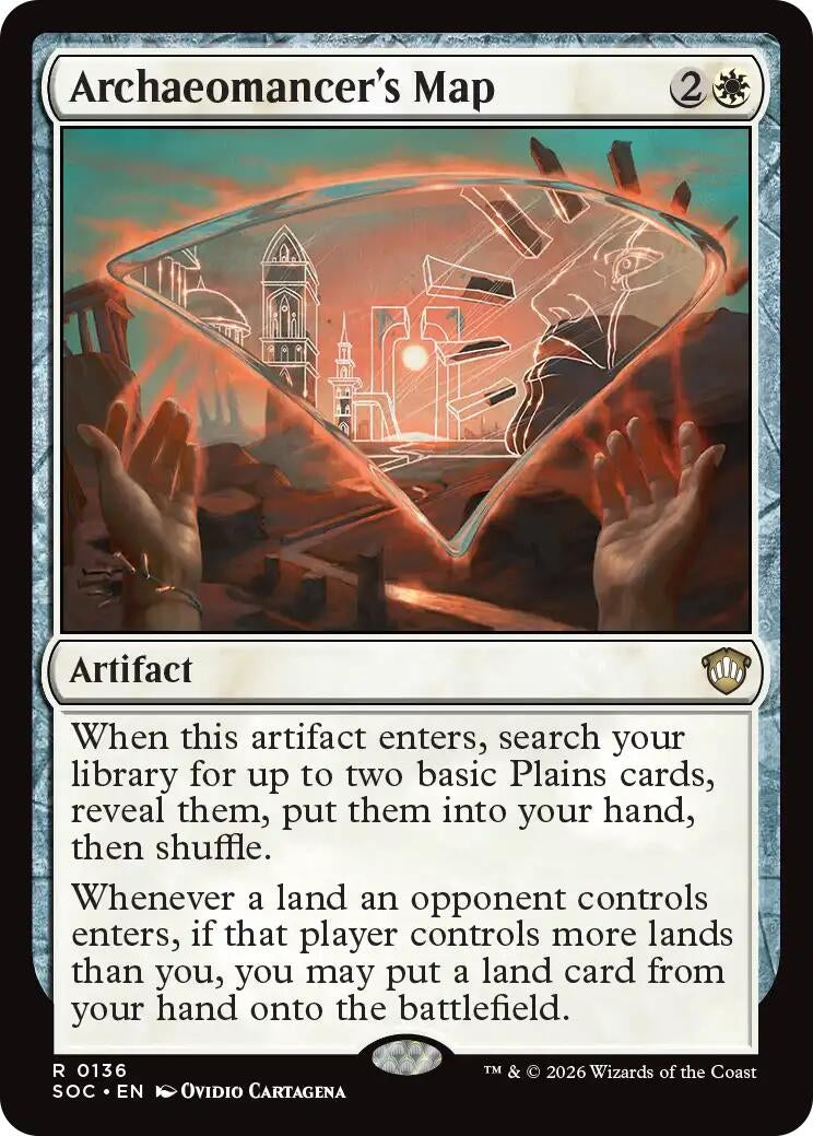 Image for Archaeomancer's Map (Secrets of Strixhaven) (136) - Magic: The Gathering