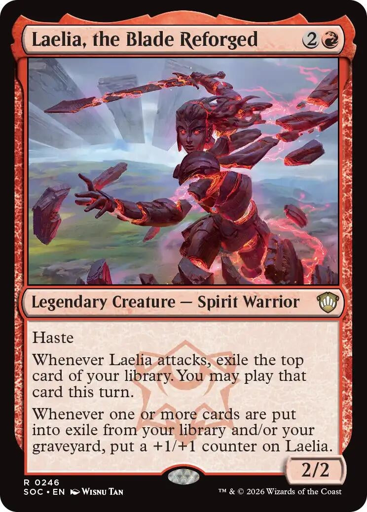 Image for Laelia, the Blade Reforged (Secrets of Strixhaven) (246) - Magic: The Gathering