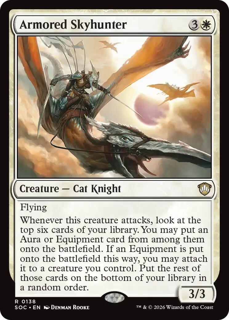 Image for Armored Skyhunter (Secrets of Strixhaven) (138) - Magic: The Gathering