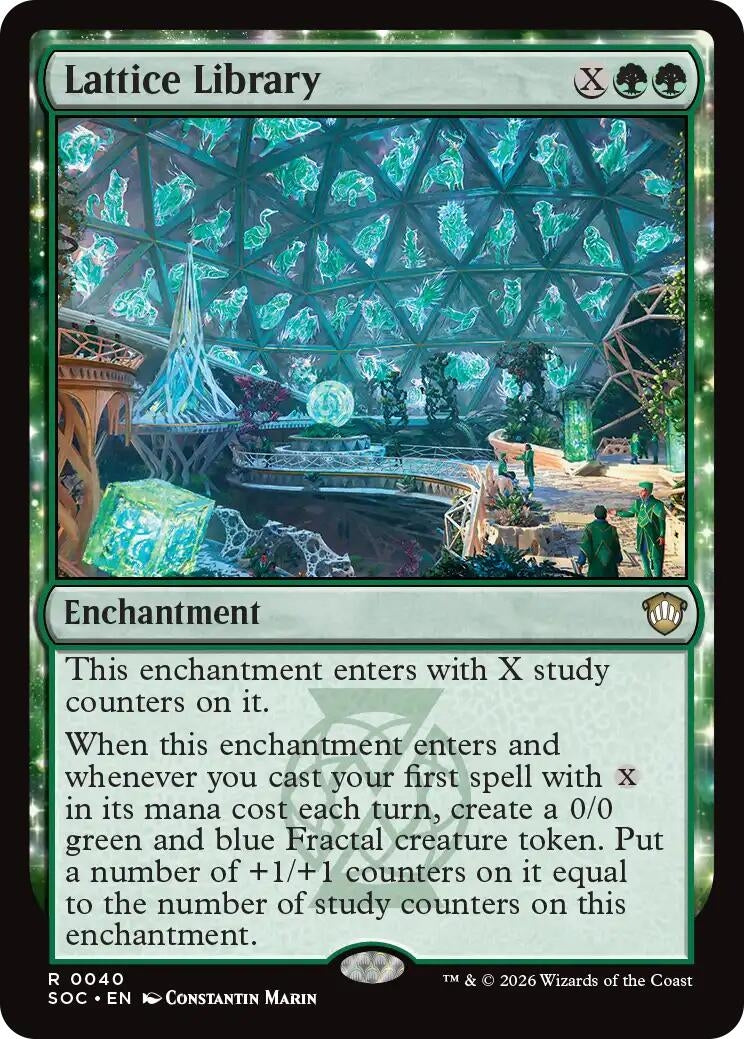 Image for Lattice Library (Secrets of Strixhaven) (40) - Magic: The Gathering