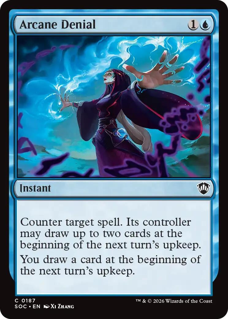 Image for Arcane Denial (Secrets of Strixhaven) (187) - Magic: The Gathering