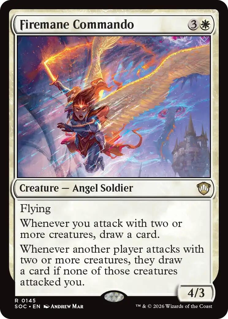 Image for Firemane Commando (Secrets of Strixhaven) (145) - Magic: The Gathering
