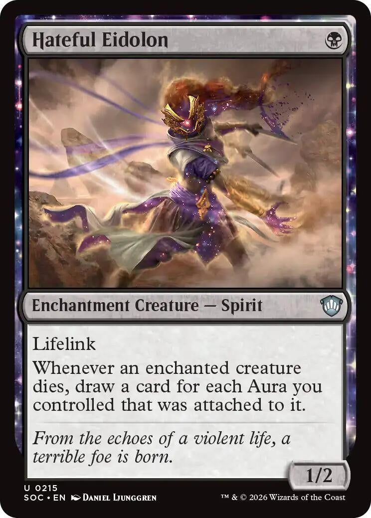 Image for Hateful Eidolon (Secrets of Strixhaven) (215) - Magic: The Gathering