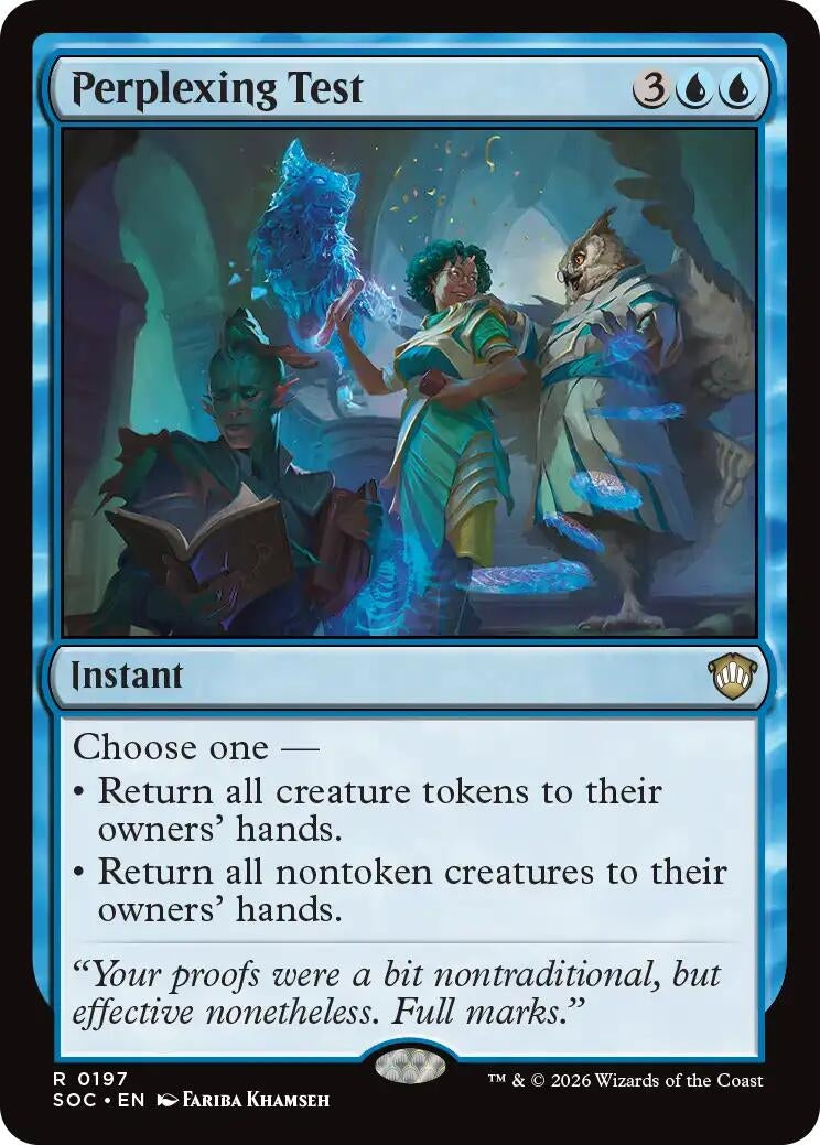 Image for Perplexing Test (Secrets of Strixhaven) (197) - Magic: The Gathering
