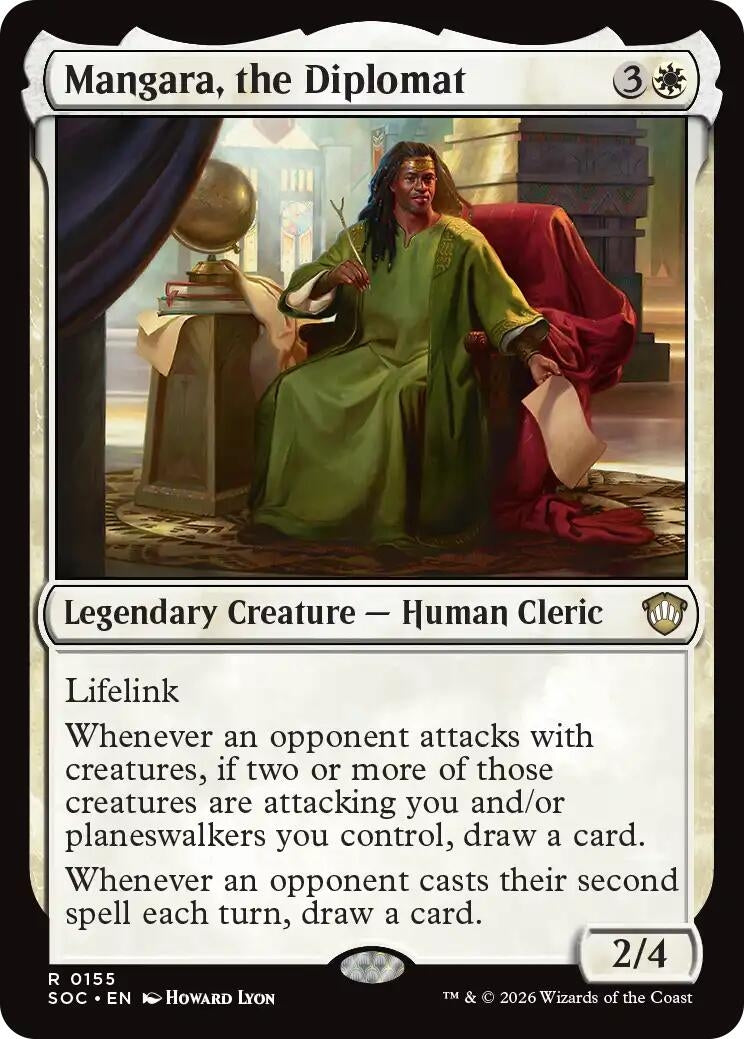 Image for Mangara, the Diplomat (Secrets of Strixhaven) (155) - Magic: The Gathering