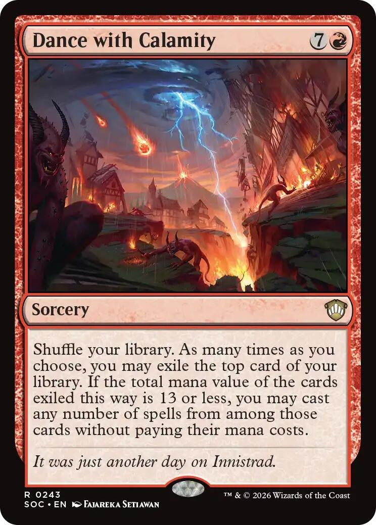 Image for Dance with Calamity (Secrets of Strixhaven) (243) - Magic: The Gathering