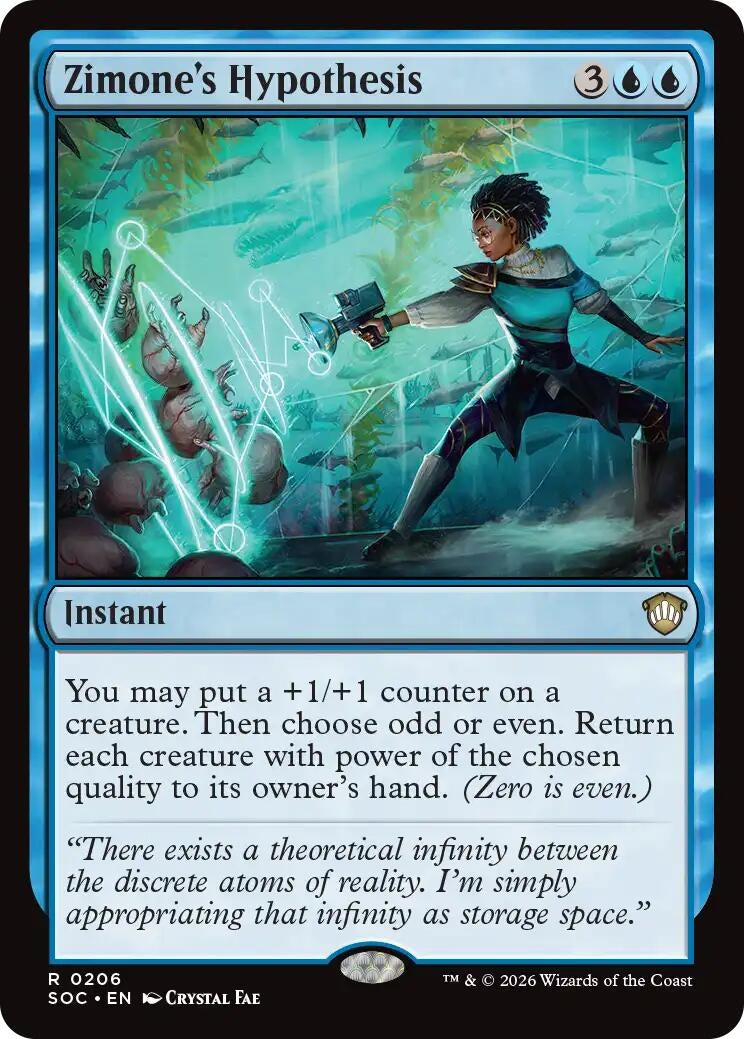 Image for Zimone's Hypothesis (Secrets of Strixhaven) (206) - Magic: The Gathering