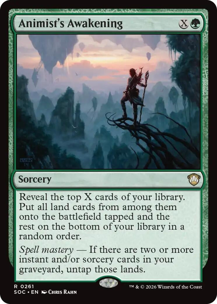 Image for Animist's Awakening (Secrets of Strixhaven) (261) - Magic: The Gathering