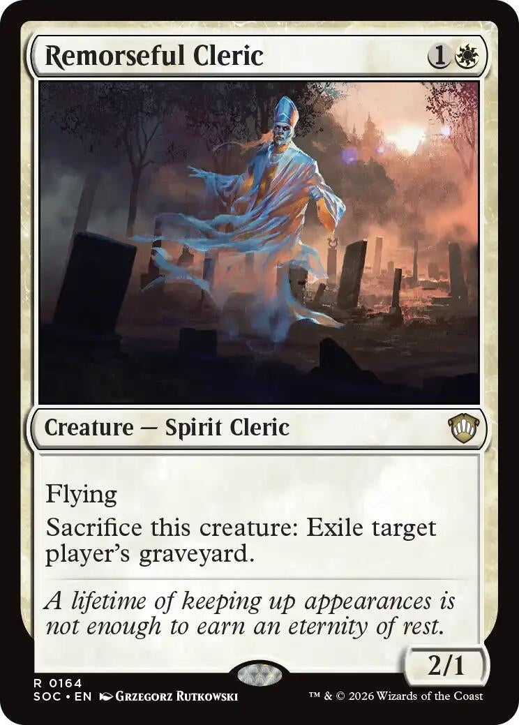 Image for Remorseful Cleric (Secrets of Strixhaven) (164) - Magic: The Gathering