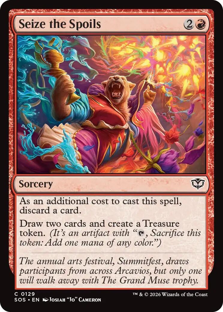 Image for Seize the Spoils (Secrets of Strixhaven) (129) - Magic: The Gathering
