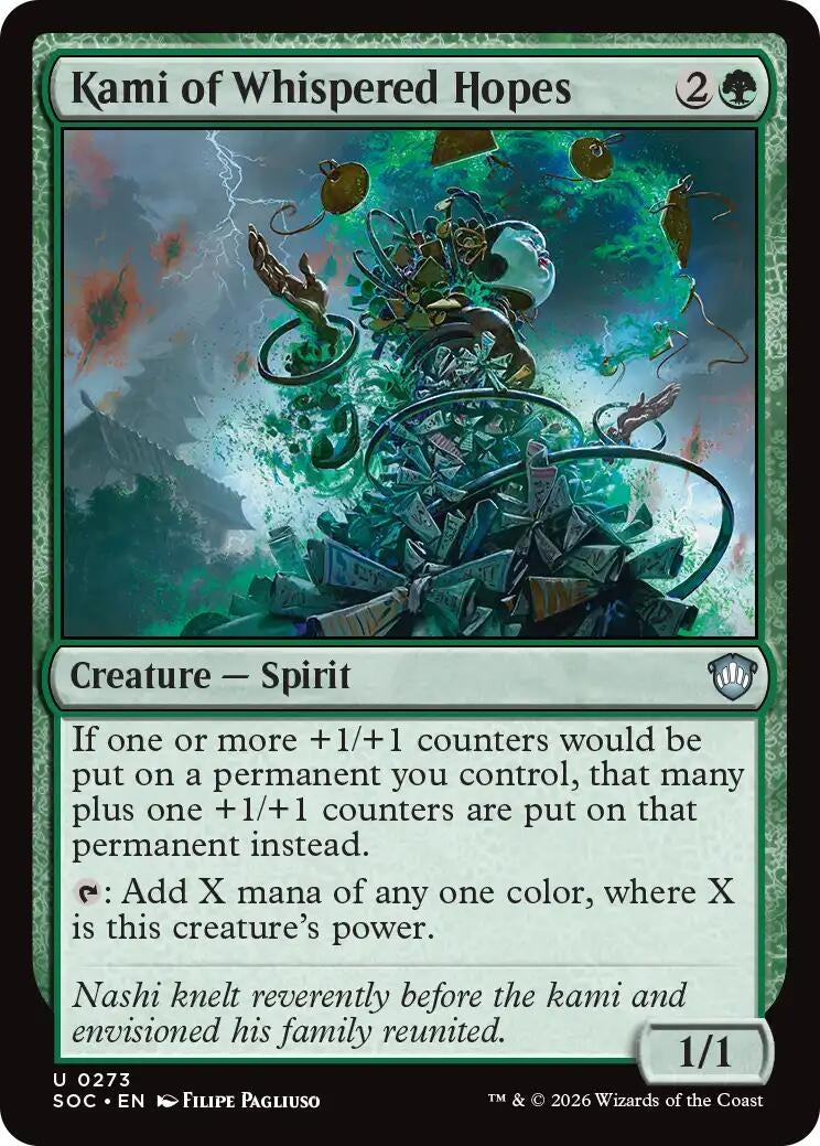 Image for Kami of Whispered Hopes (Secrets of Strixhaven) (273) - Magic: The Gathering