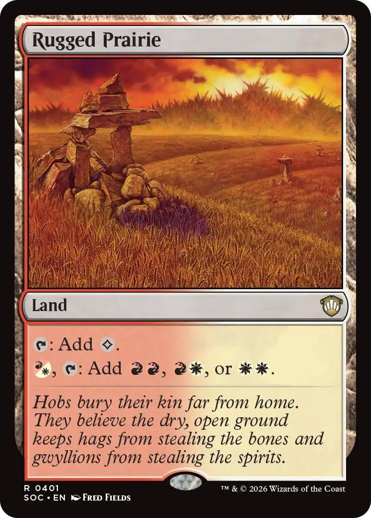 Image for Rugged Prairie (Secrets of Strixhaven) (401) - Magic: The Gathering