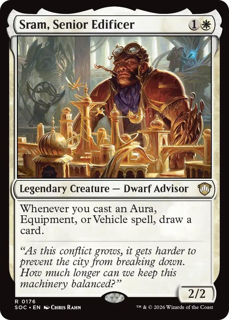 Image for Sram, Senior Edificer (Secrets of Strixhaven) (176) - Magic: The Gathering
