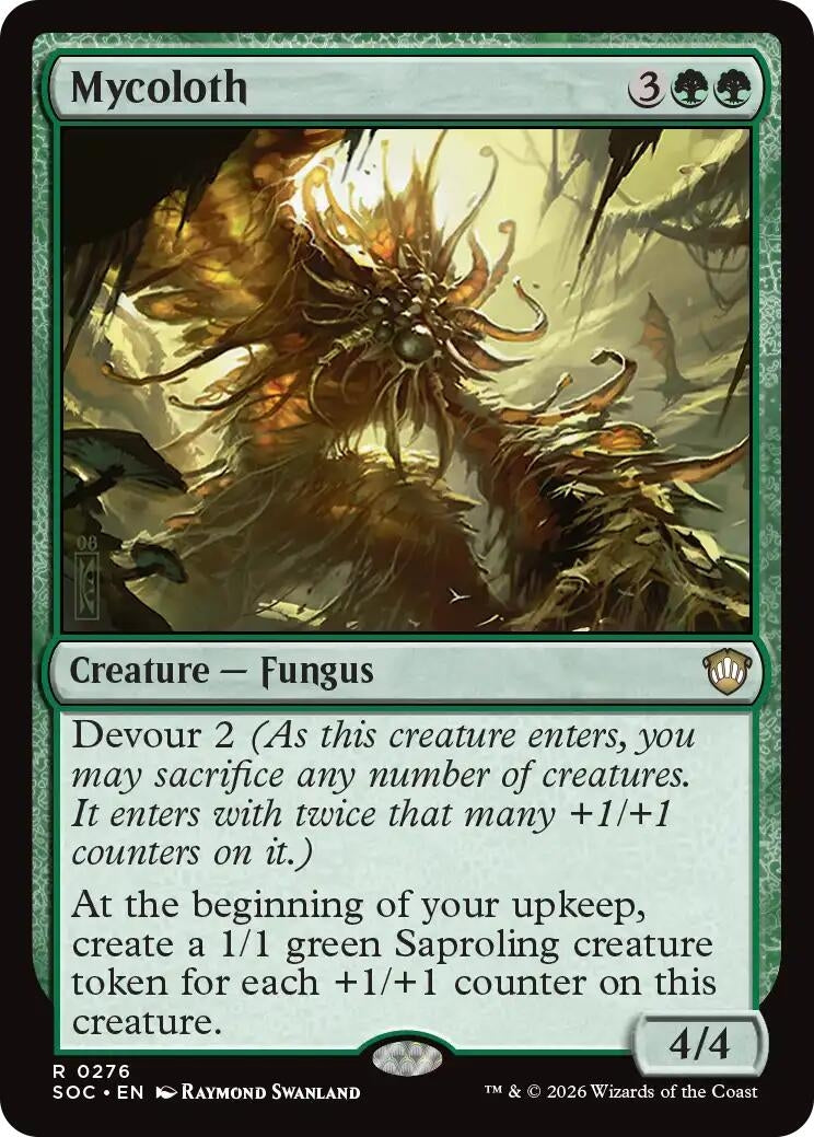 Image for Mycoloth (Secrets of Strixhaven) (276) - Magic: The Gathering