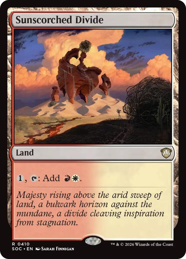 Image for Sunscorched Divide (Secrets of Strixhaven) (410) - Magic: The Gathering