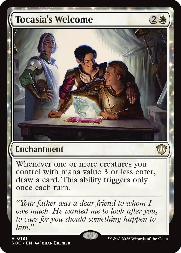 Image for Tocasia's Welcome (Secrets of Strixhaven) (181) - Magic: The Gathering
