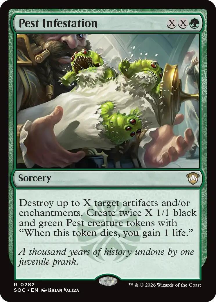 Image for Pest Infestation (Secrets of Strixhaven) (282) - Magic: The Gathering