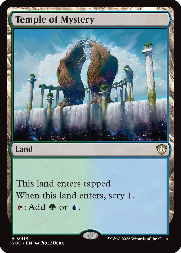 Image for Temple of Mystery (Secrets of Strixhaven) (414) - Magic: The Gathering