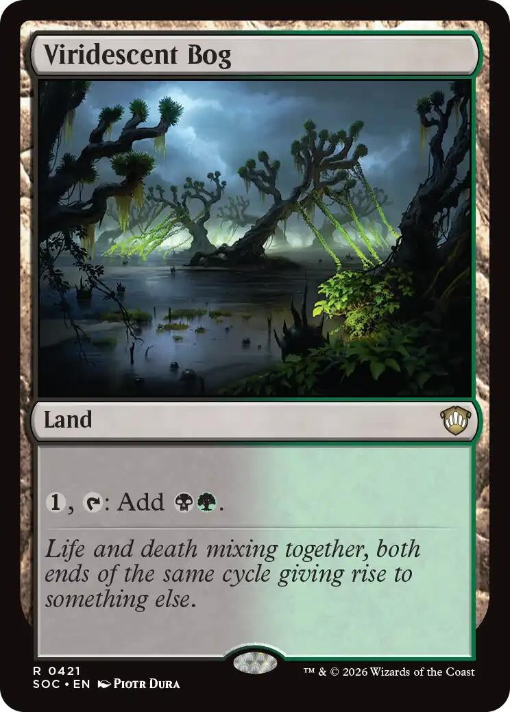 Image for Viridescent Bog (Secrets of Strixhaven) (421) - Magic: The Gathering