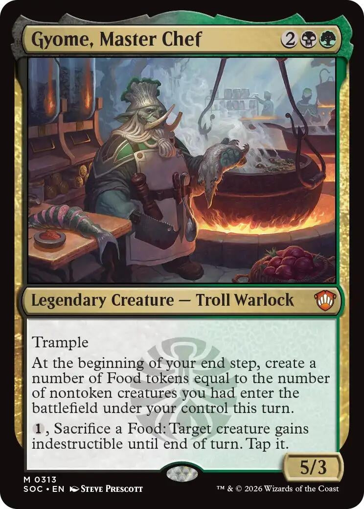 Image for Gyome, Master Chef (Secrets of Strixhaven) (313) - Magic: The Gathering
