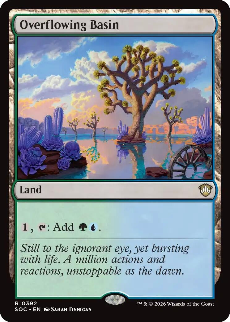 Image for Overflowing Basin (Commander: Secrets of Strixhaven) (392) - Magic: The Gathering