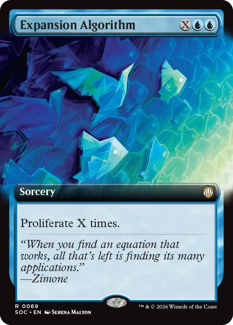 Image for Expansion Algorithm (Extended Art) (Commander: Secrets of Strixhaven) (69) - Magic: The Gathering