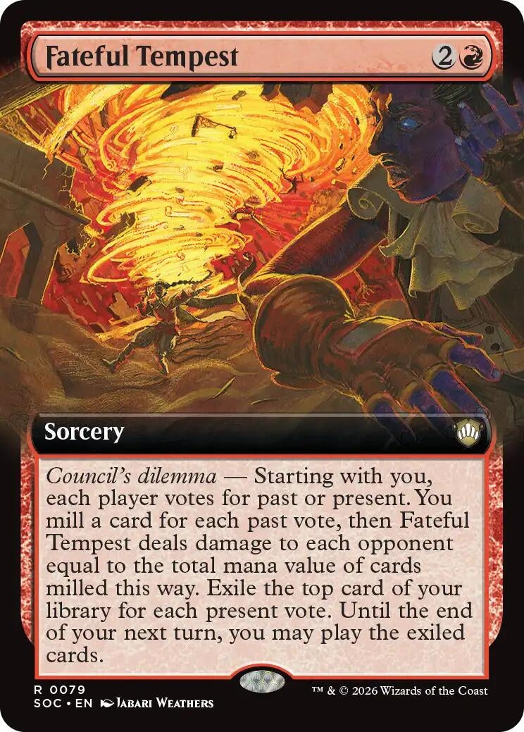 Image for Fateful Tempest (Extended Art) (Commander: Secrets of Strixhaven) (79) - Magic: The Gathering
