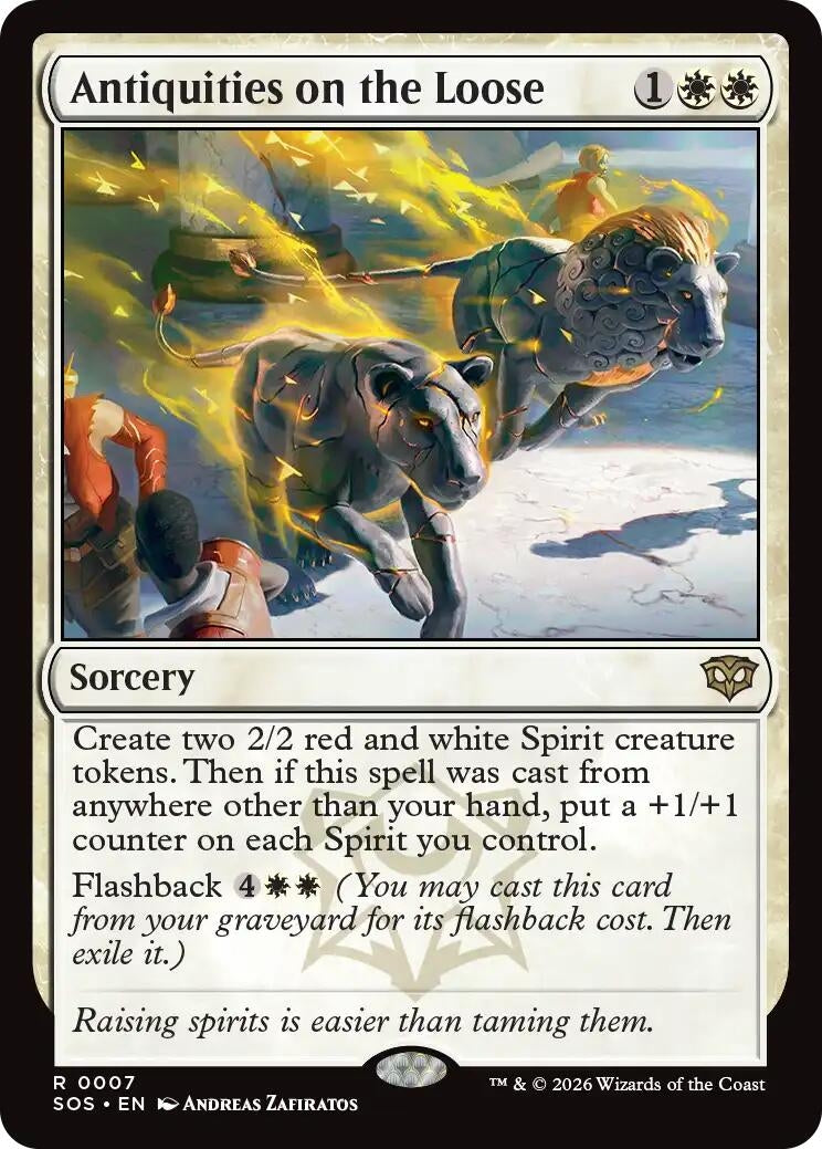 Image for Antiquities on the Loose (Secrets of Strixhaven) (7) - Magic: The Gathering